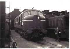 
BR/LMS 10000 on Crewe shed, May 1962